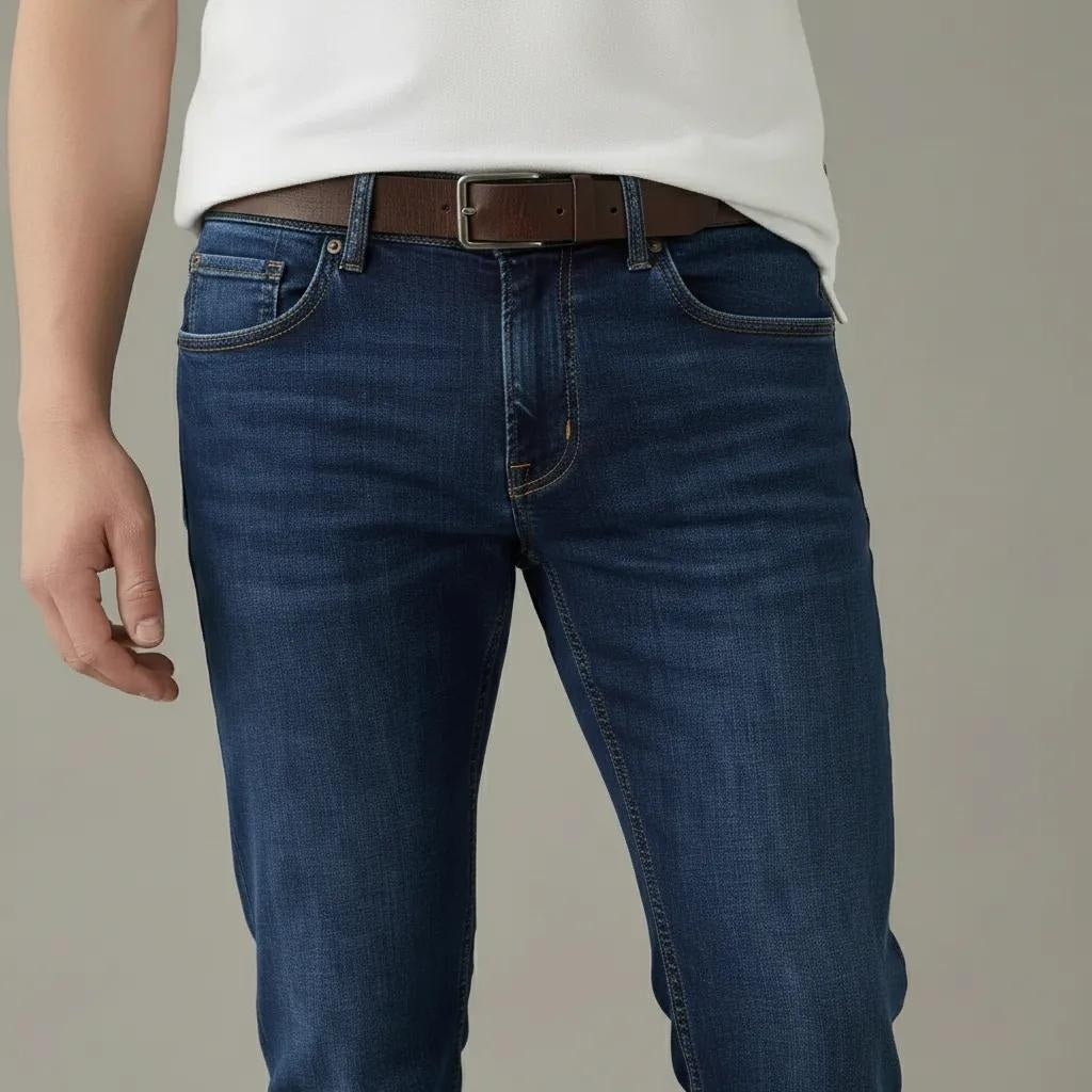 Men Bootcut Mid-Rise Light Fade Stretchable Jeans