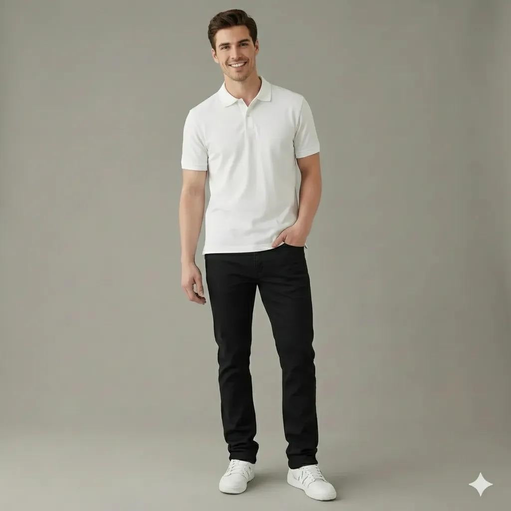 Men Bootcut Mid-Rise Stretchable Jeans