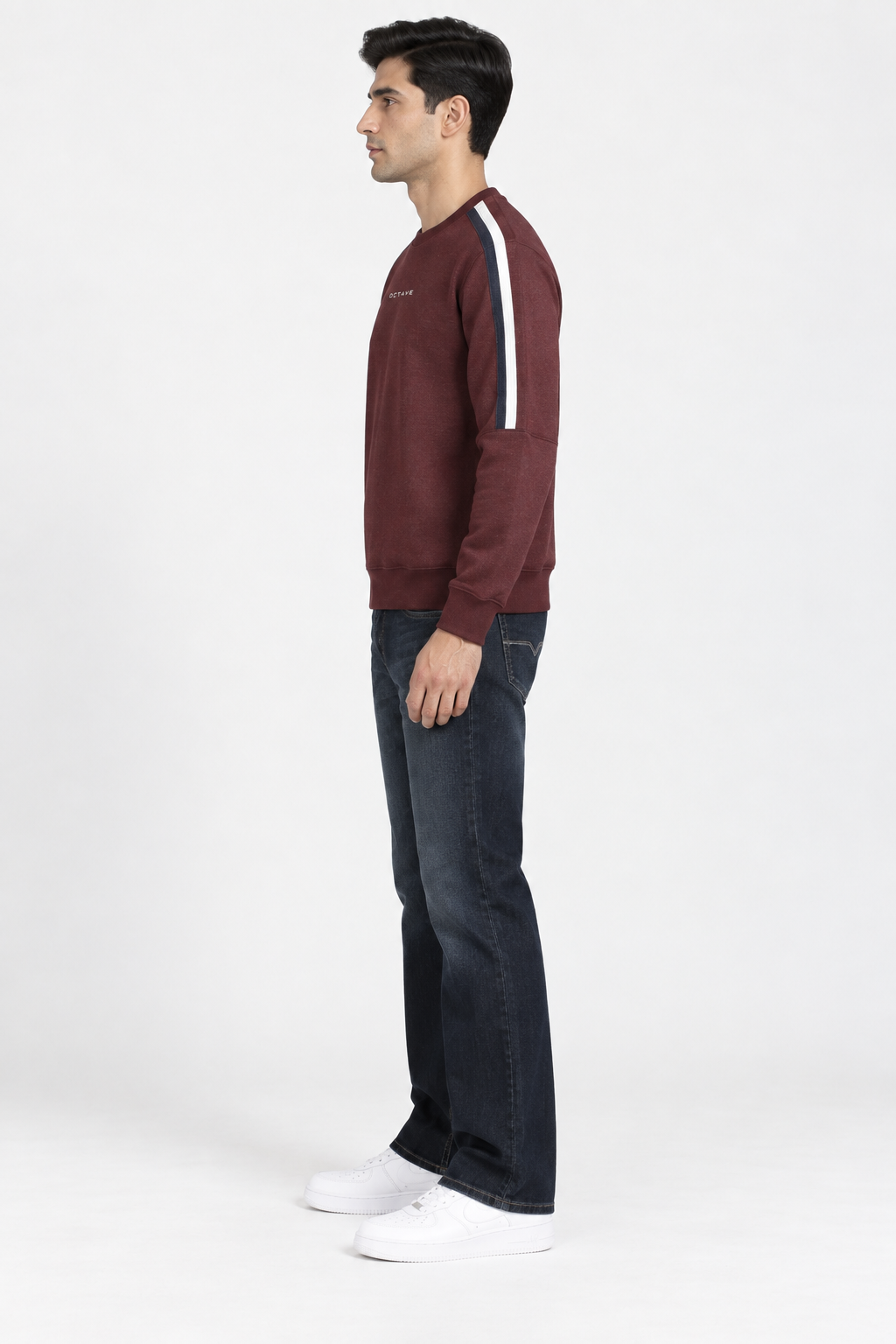 Men’s Boot Cut Denim Jeans – Olive