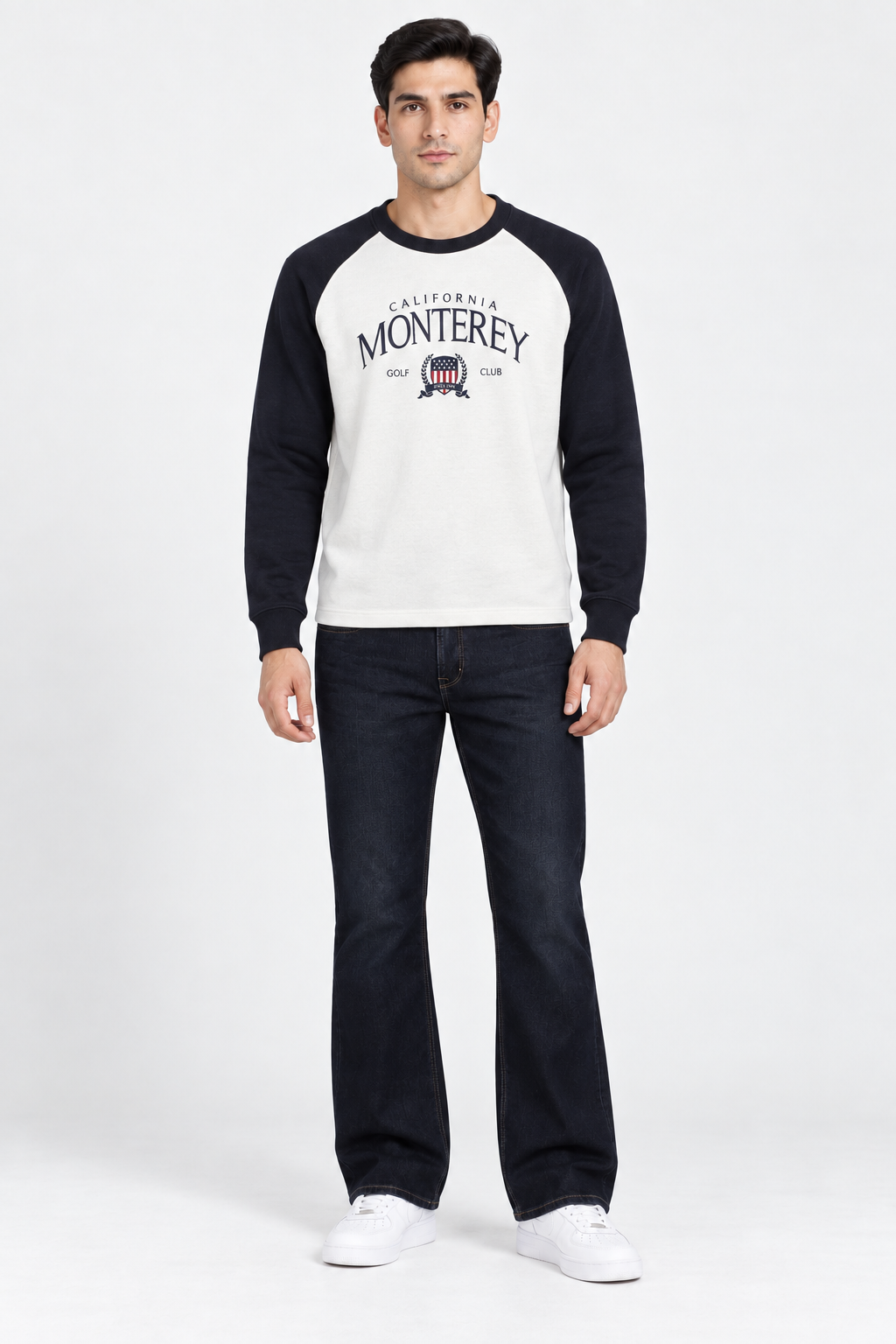 Men’s Boot Cut Denim Jeans – Navy