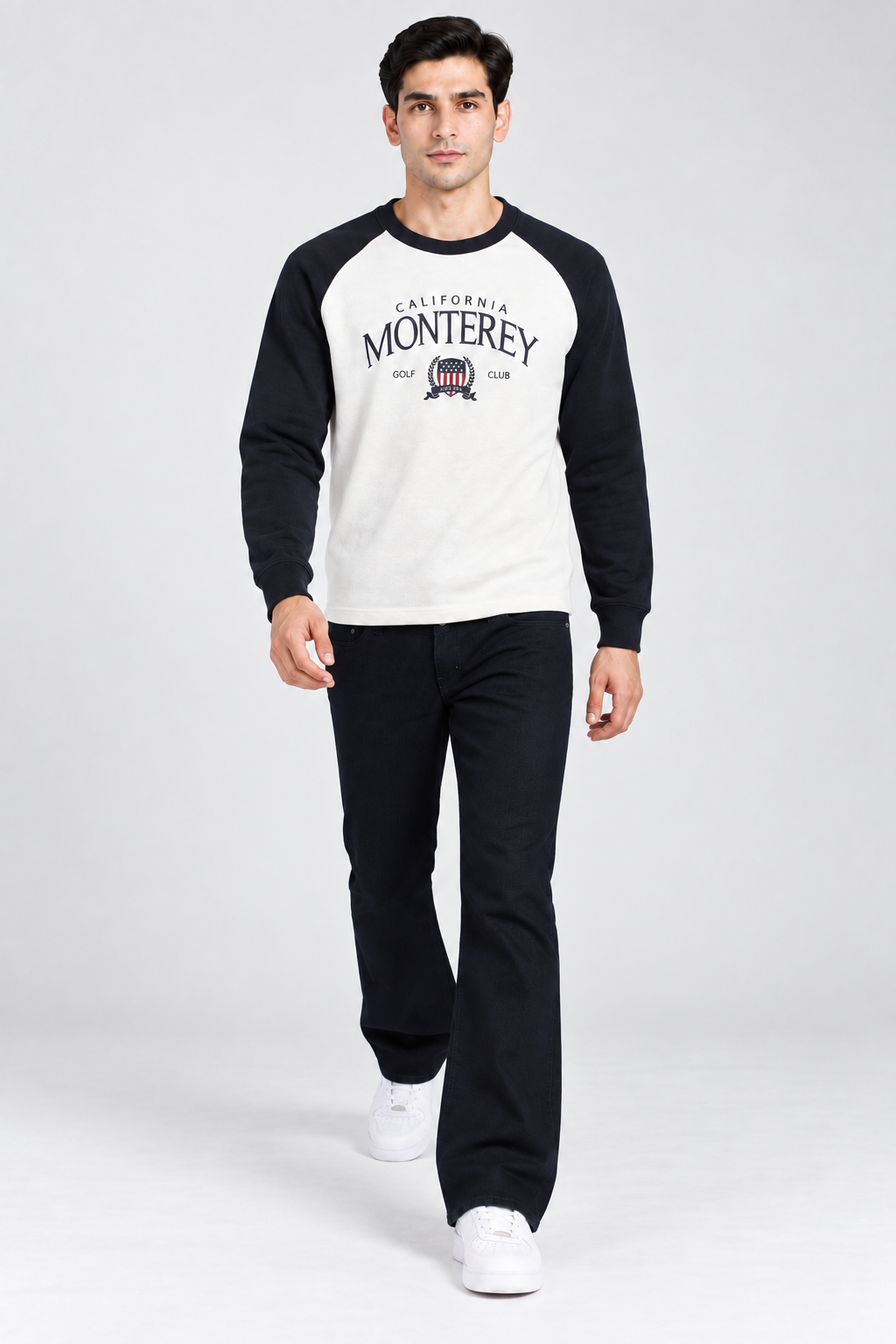 Men’s Boot Cut Denim Jeans – Navy