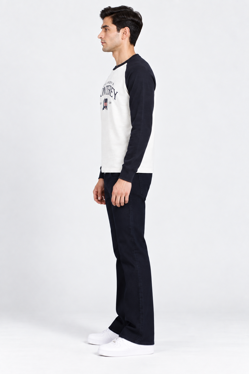 Men’s Boot Cut Denim Jeans – Navy