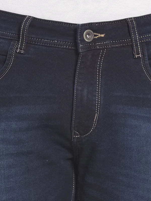 Men Navy Blue Jeans