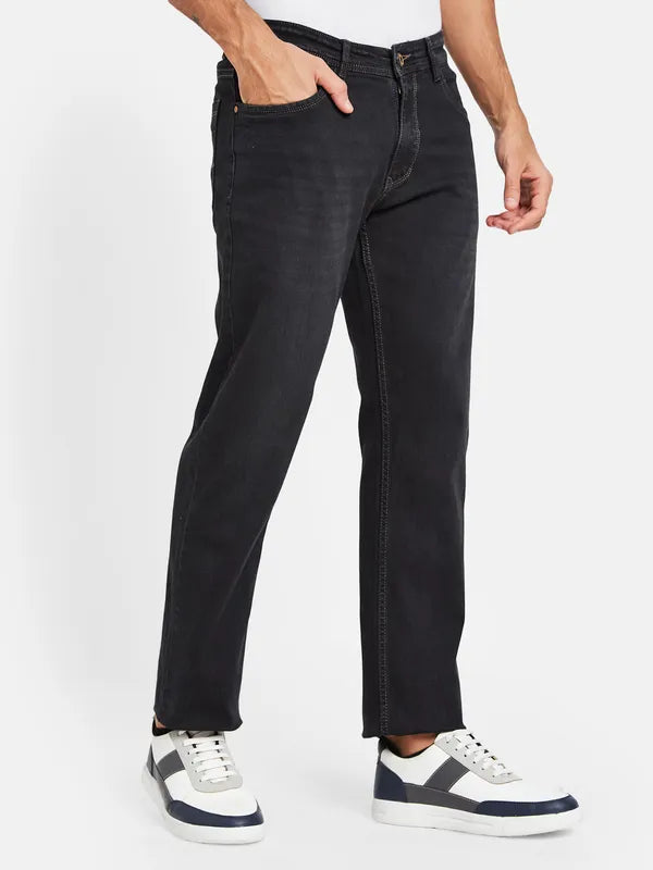 Octave Men Navy Blue Stretchable Jeans