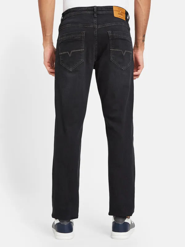Octave Men Navy Blue Stretchable Jeans