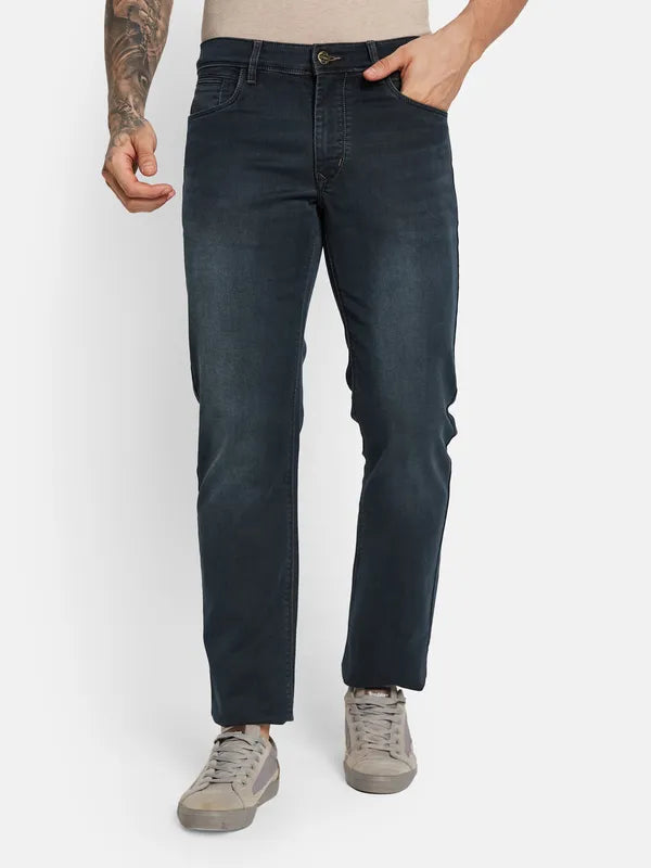 Octave Men Straight Fit Light Fade Stretchable Jeans