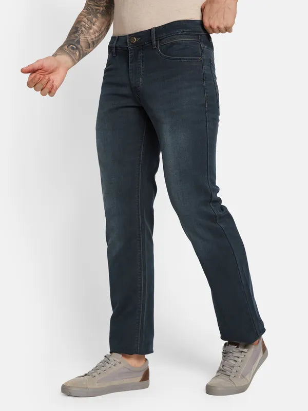 Octave Men Straight Fit Light Fade Stretchable Jeans