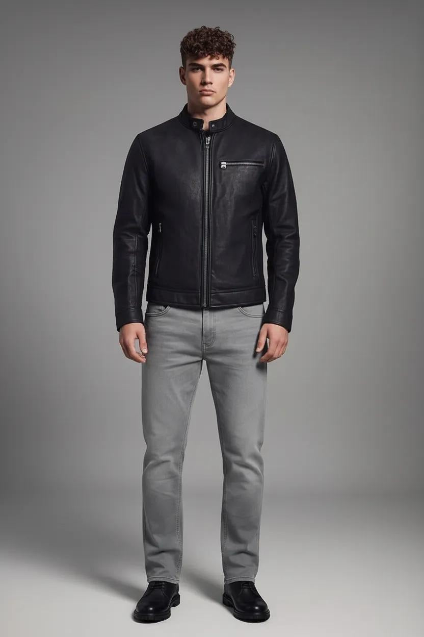 Men Straight Fit Mid-Rise Stretchable Jeans