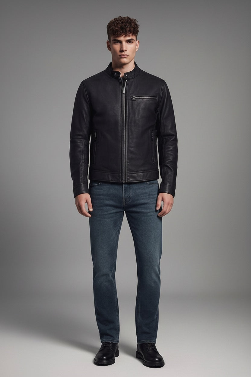 Men Straight Fit Mid-Rise Light Fade Stretchable Jeans