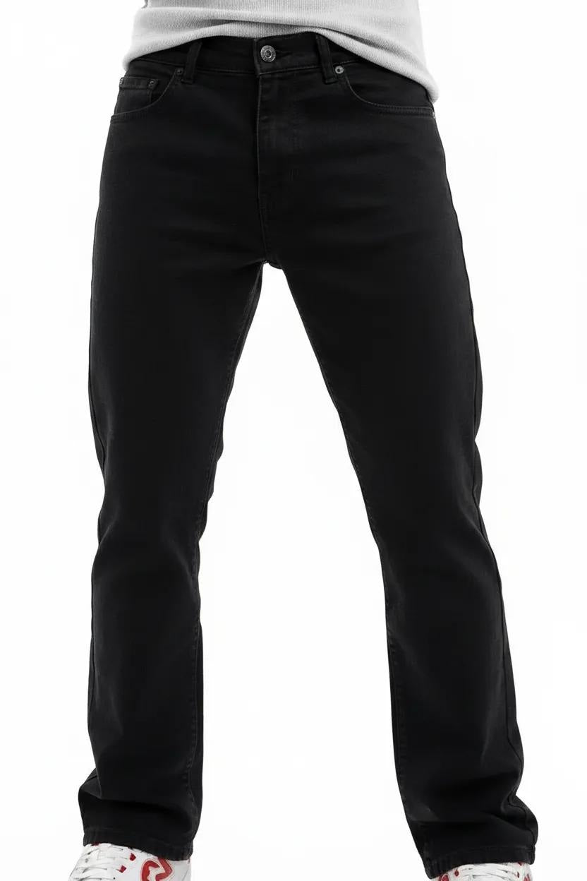 Men Straight Fit Mid-Rise Stretchable Jeans