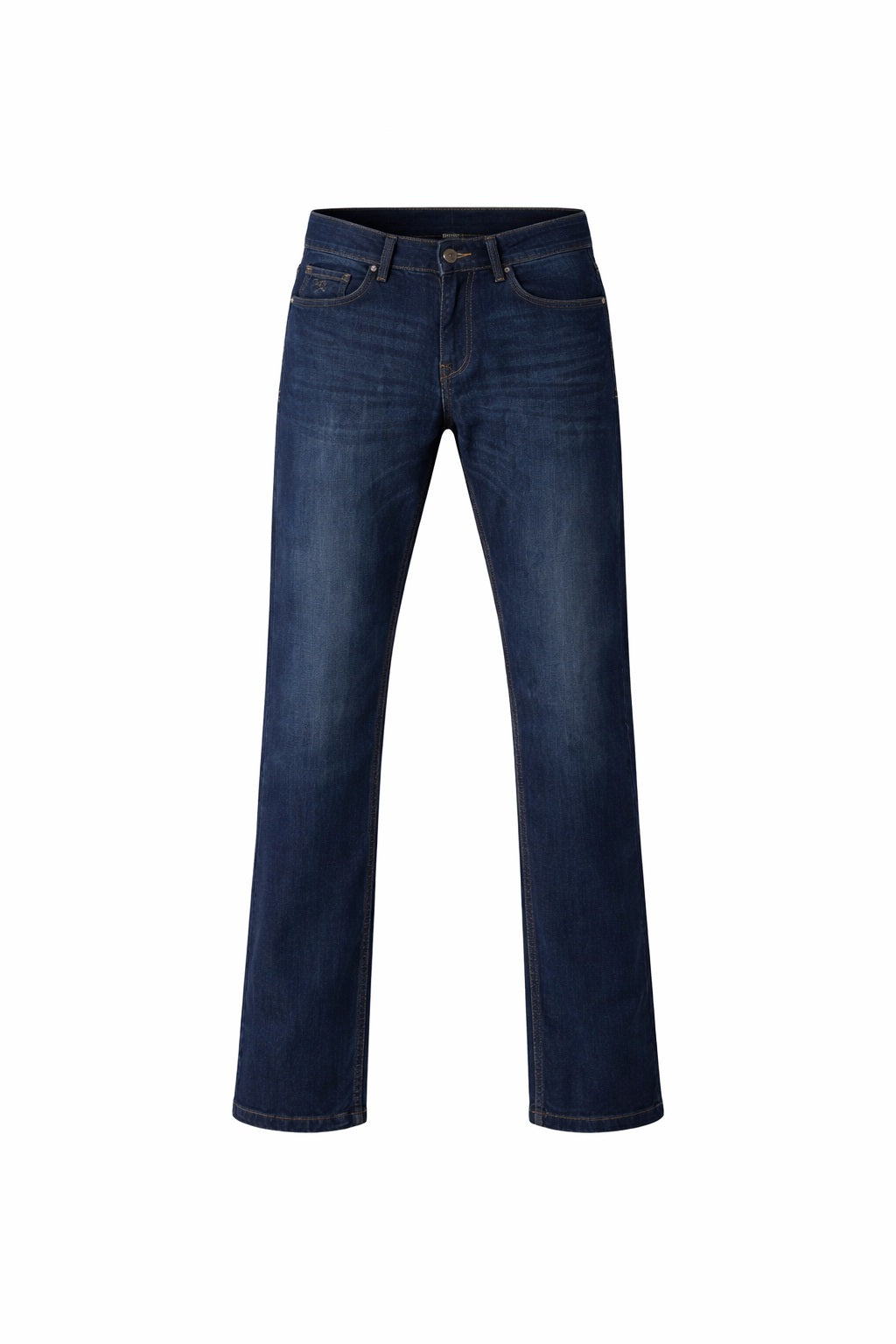 Men Straight Fit Mid-Rise Light Fade Stretchable Jeans
