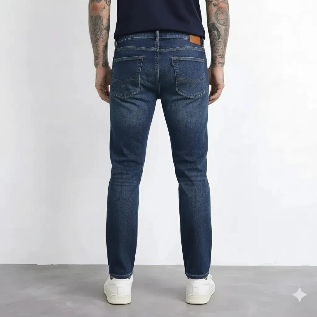 Octave Men Straight Fit Mid-Rise Stretchable Jeans