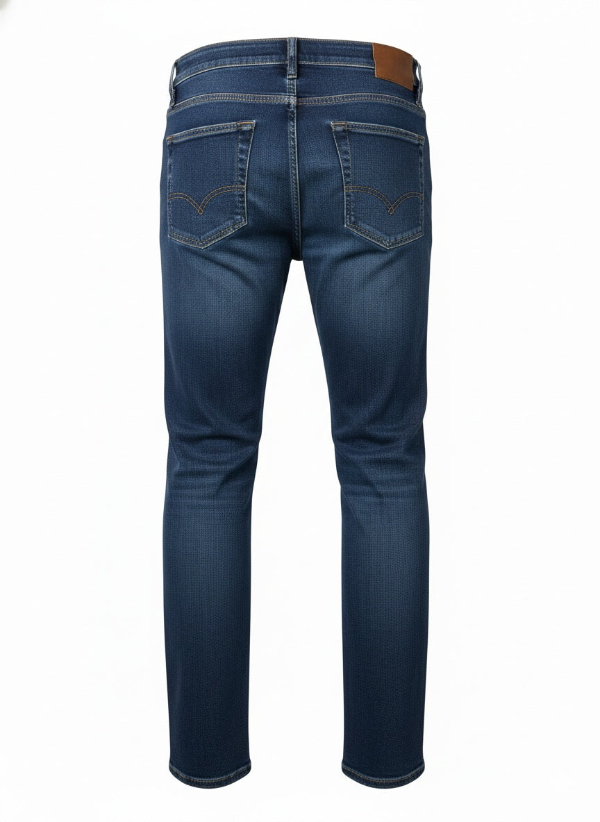 Octave Men Straight Fit Mid-Rise Stretchable Jeans