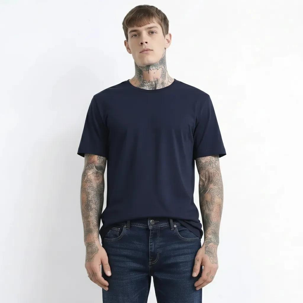Octave Men Straight Fit Mid-Rise Stretchable Jeans