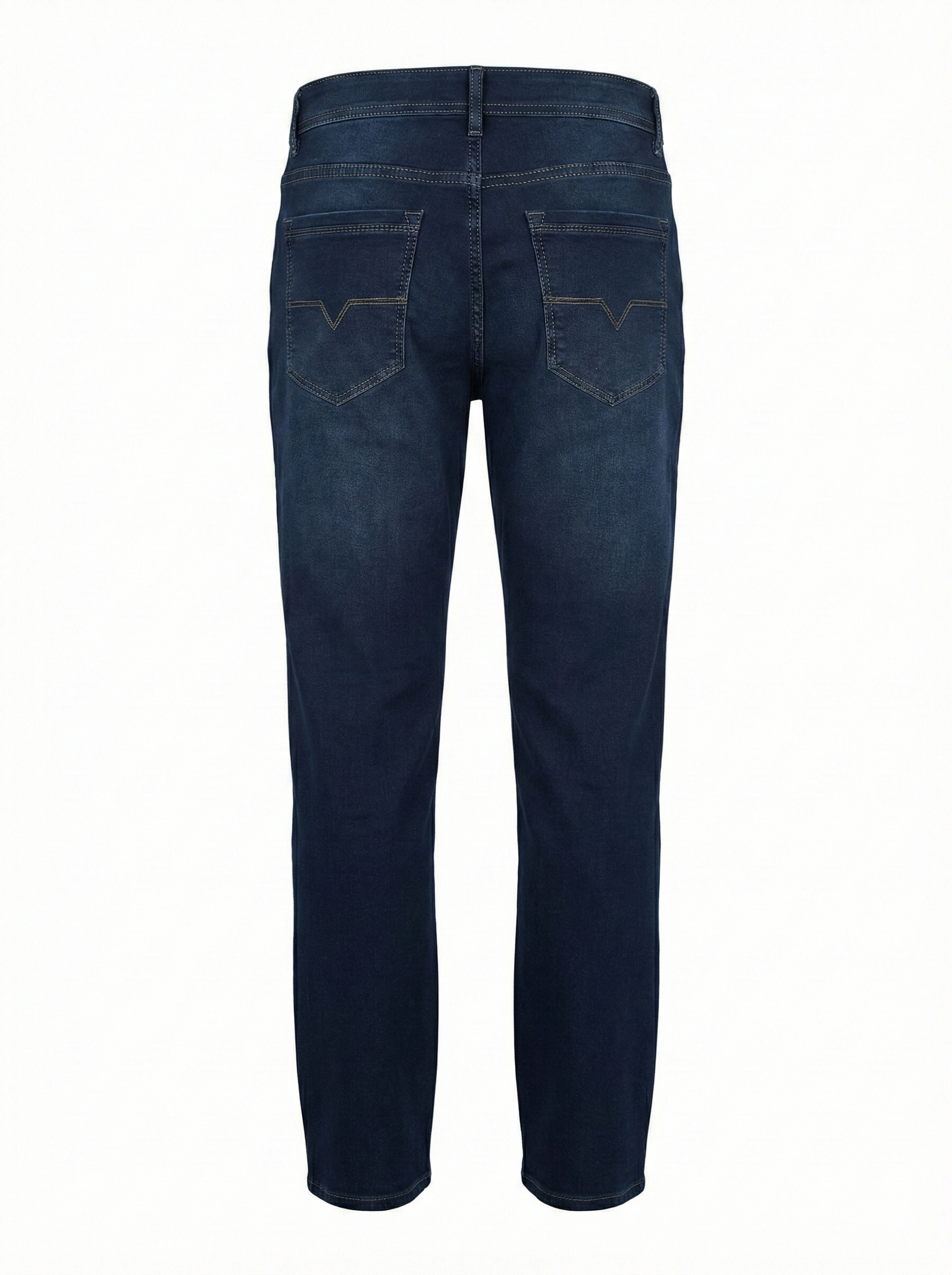 Men Straight Fit Mid-Rise Stretchable Jeans