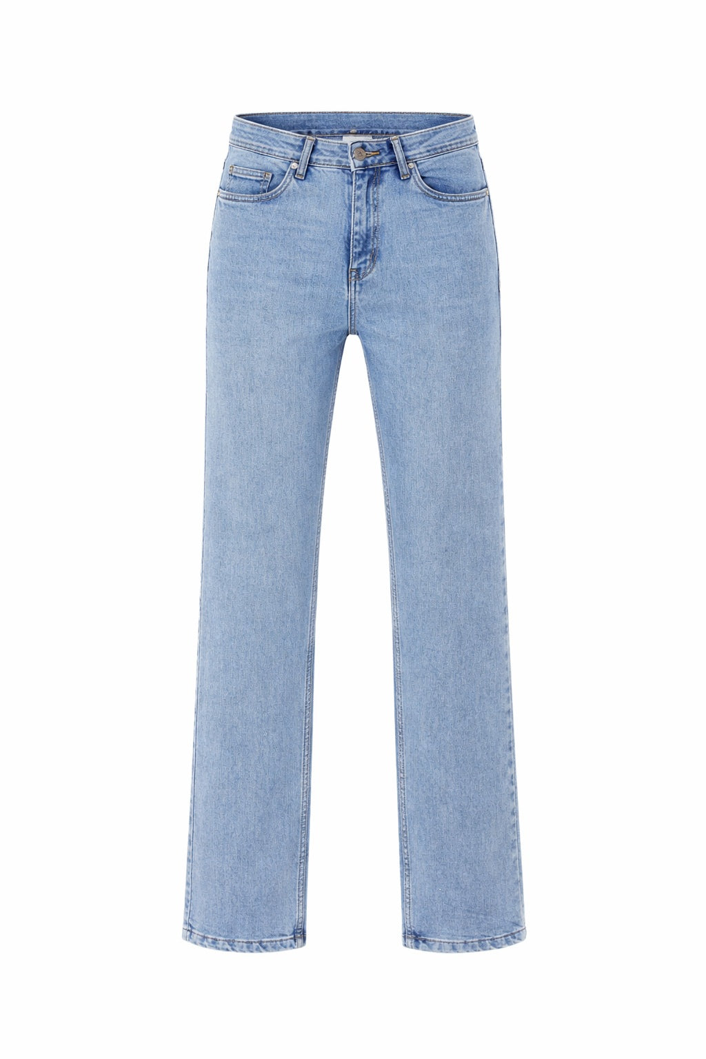 Men Straight Fit Mid-Rise Light Fade Stretchable Jeans