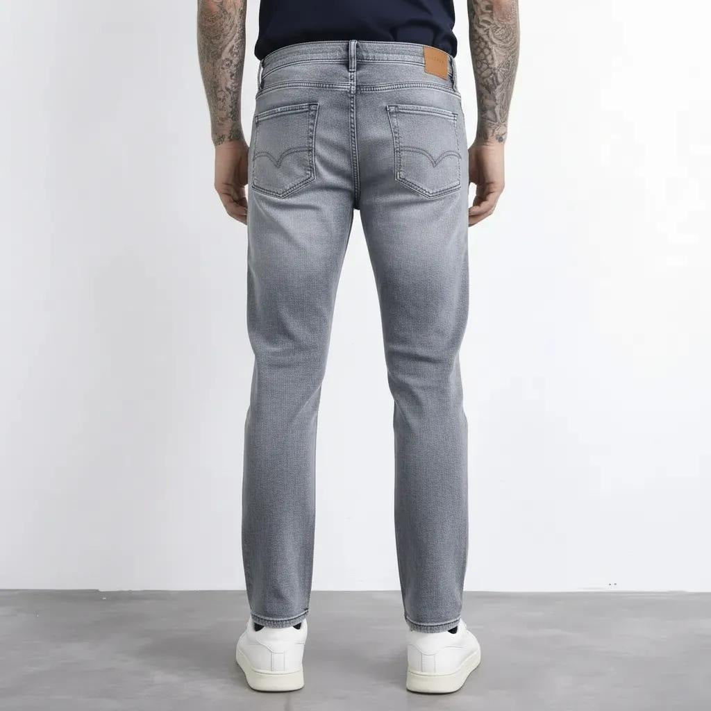 Octave Men Straight Fit Mid-Rise Stretchable Jeans