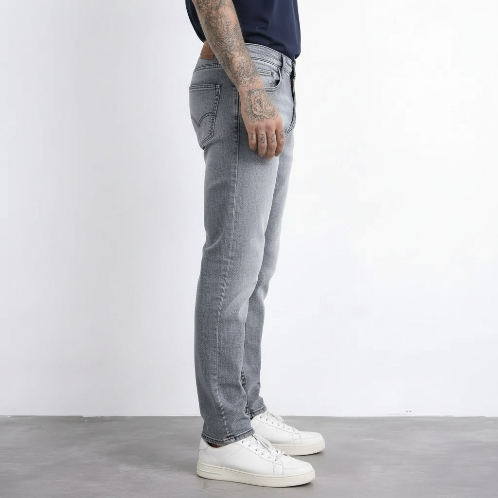 Octave Men Straight Fit Mid-Rise Stretchable Jeans