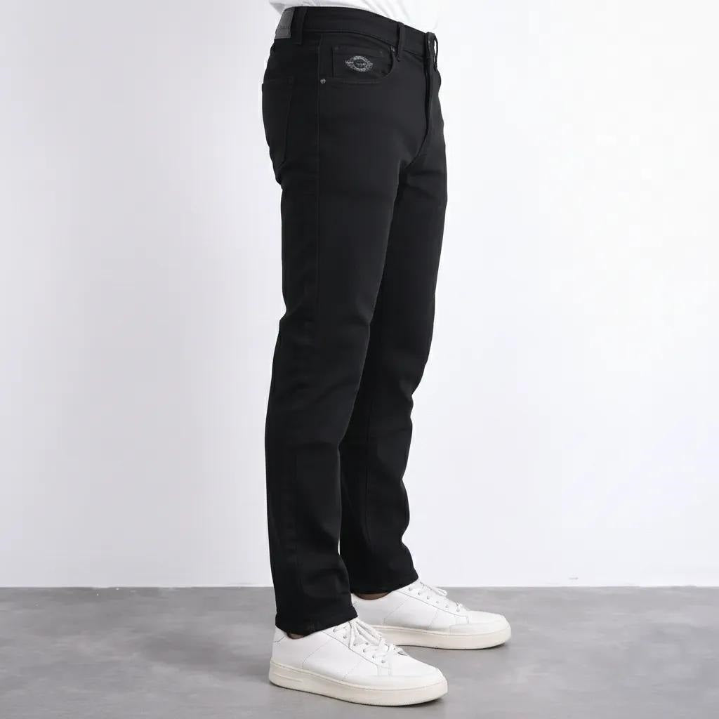 Men Straight Fit Mid-Rise Stretchable Jeans