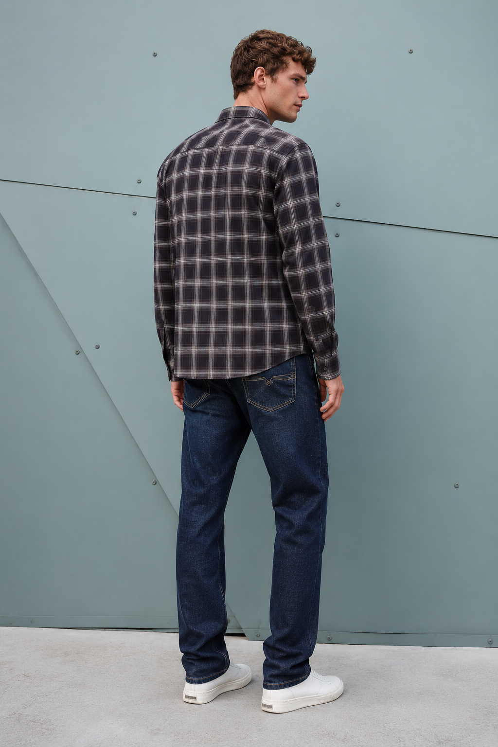 Men’s Darrk Olive Straight Fit Denim Jeans | Mid-Rise Stretchable Five-Pocket Casual Jeans