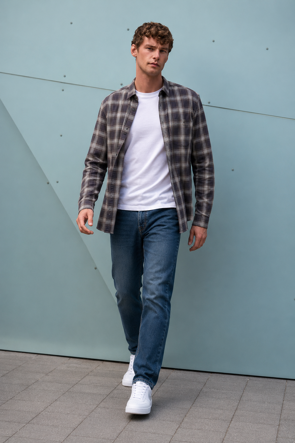 Men’s Darrk Olive Straight Fit Denim Jeans | Mid-Rise Stretchable Five-Pocket Casual Jeans