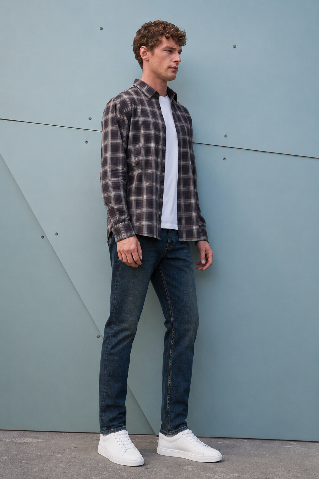 Men’s Darrk Olive Straight Fit Denim Jeans | Mid-Rise Stretchable Five-Pocket Casual Jeans