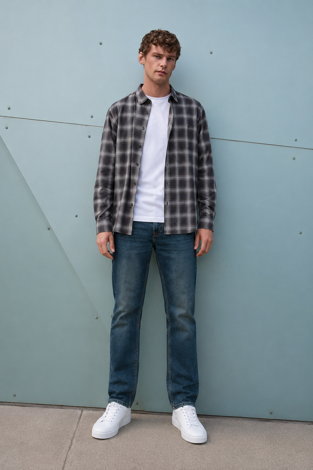 Men’s Darrk Olive Straight Fit Denim Jeans | Mid-Rise Stretchable Five-Pocket Casual Jeans