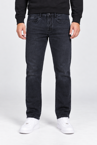 Men’s Regular Fit Charcoal Denim Jeans – Classic Dark Wash Jeans