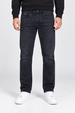 Men’s Regular Fit Charcoal Denim Jeans – Classic Dark Wash Jeans