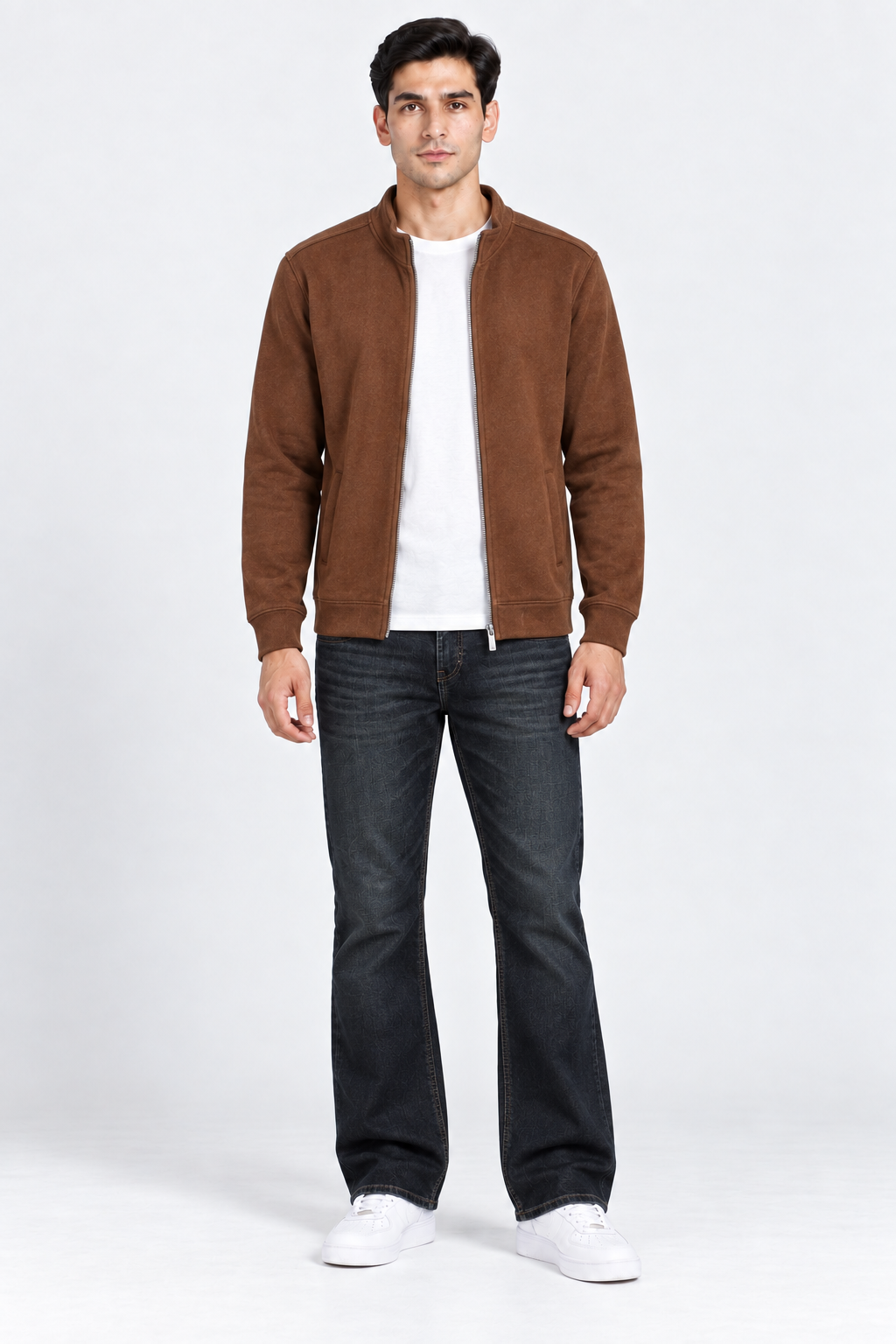 Men’s Relaxed Fit Stretch Denim Jeans – Urban Blue