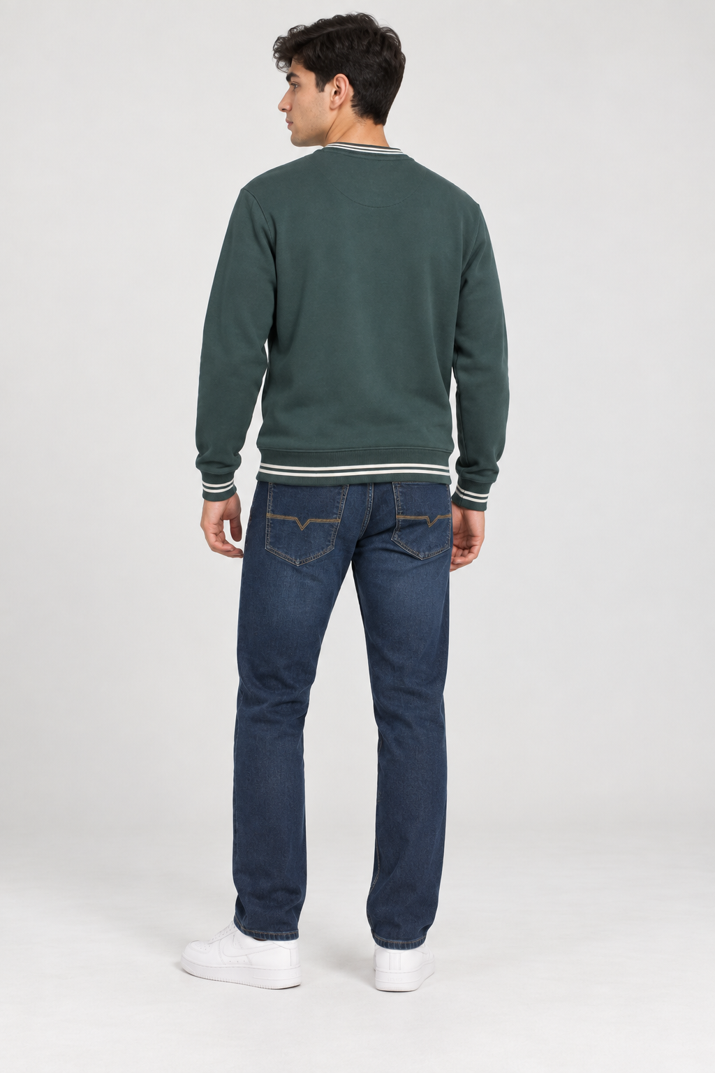 Men’s Regular Fit Stretch Denim Jeans – Tint Khaki