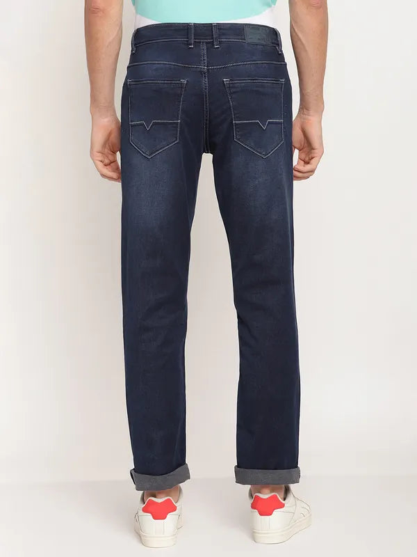 Octave Men Blue Light Fade Regular Fit Jeans