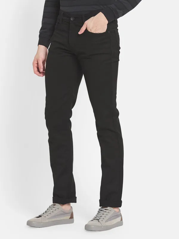 Men Black Stretchable Jeans