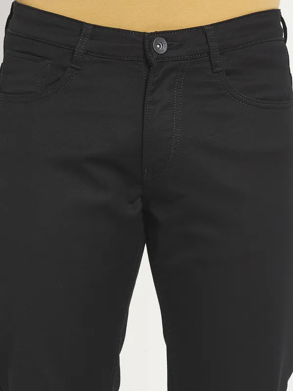 Men Black Slim Fit Stretchable Jeans