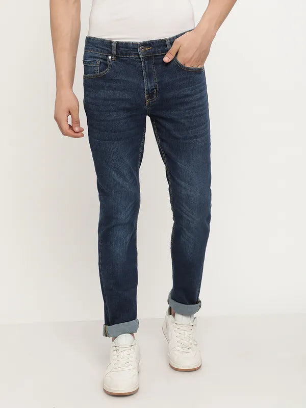 Octave Men Blue Stretchable Jeans