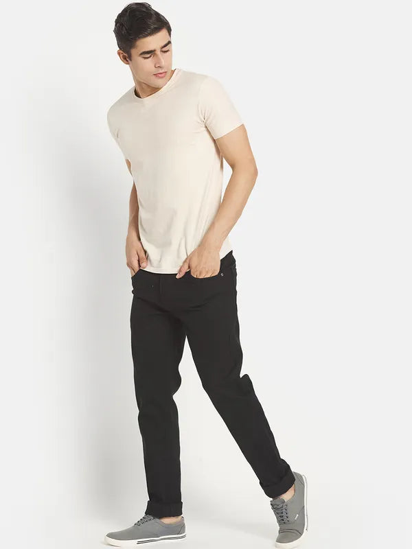 Men Black Stretchable Jeans