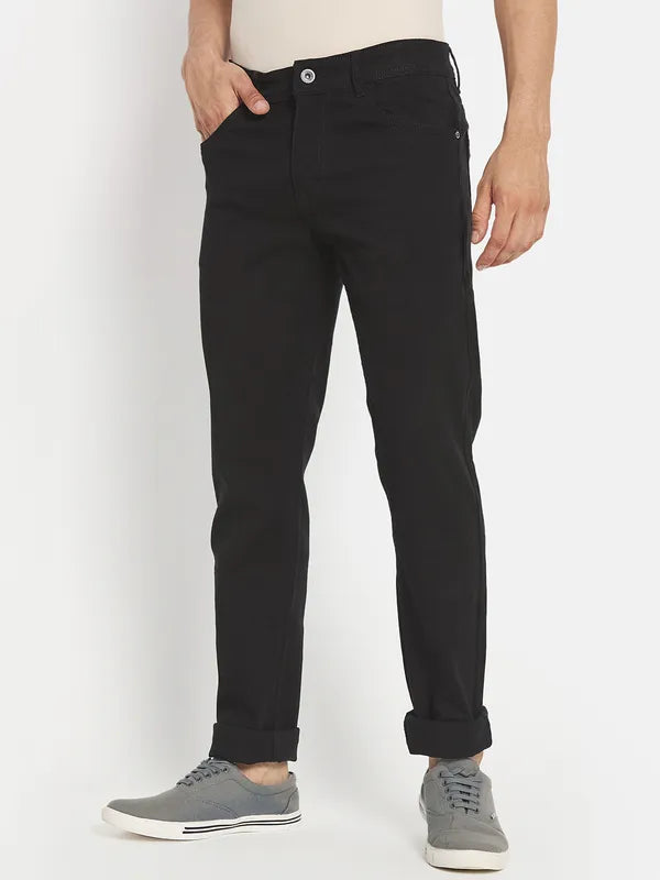 Men Black Stretchable Jeans