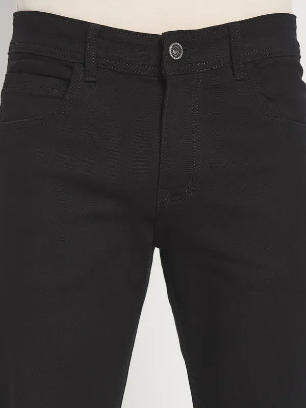 Men Black Stretchable Jeans