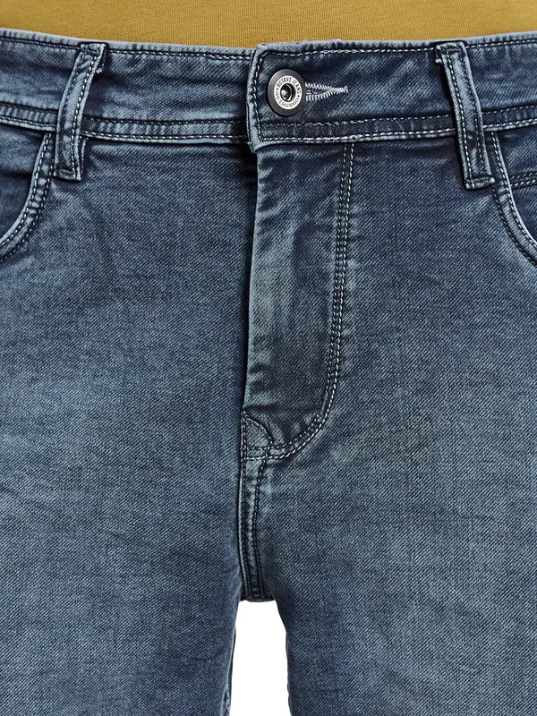 Octave Men Light Fade Clean Look Cotton Jeans
