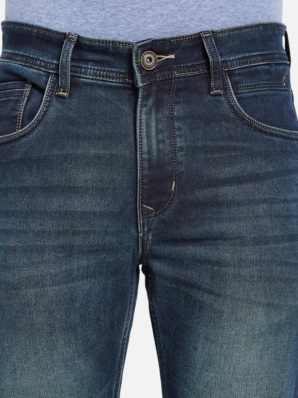 Octave Men Light Fade Clean Look Stretchable Cotton Jeans