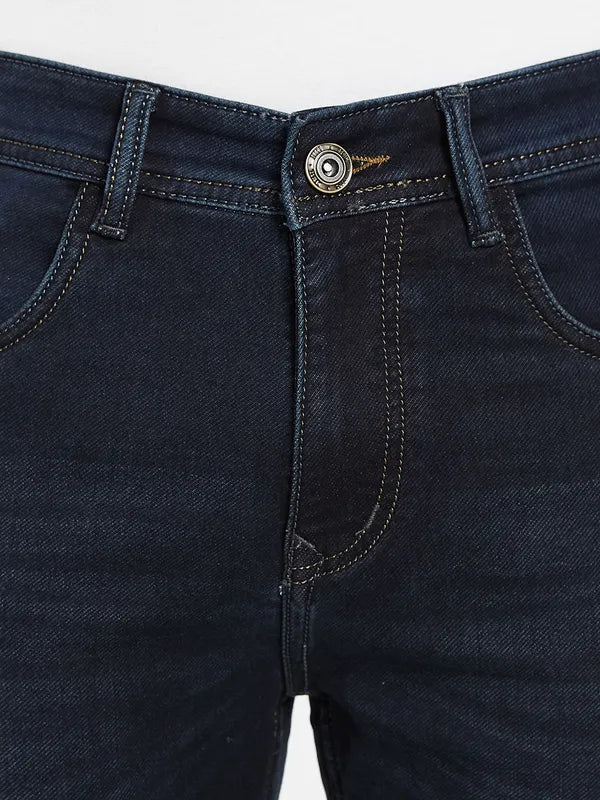 Octave Men Navy Blue Stretchable Jeans