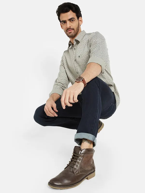 Octave Men Navy Blue Stretchable Jeans