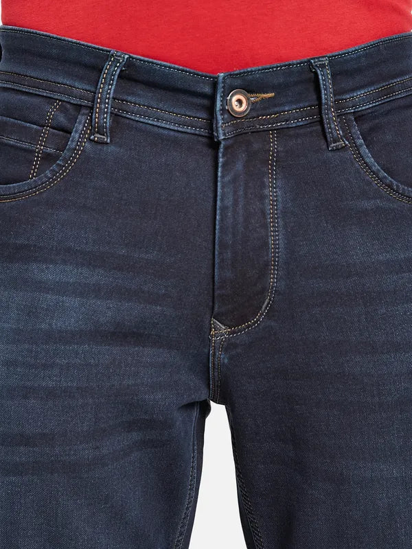Octave Men Mid-Rise Light Fade Cotton Jeans
