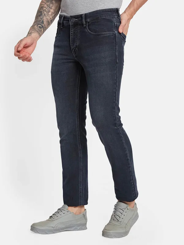 Octave Men Mid-Rise Light Fade Cotton Jeans