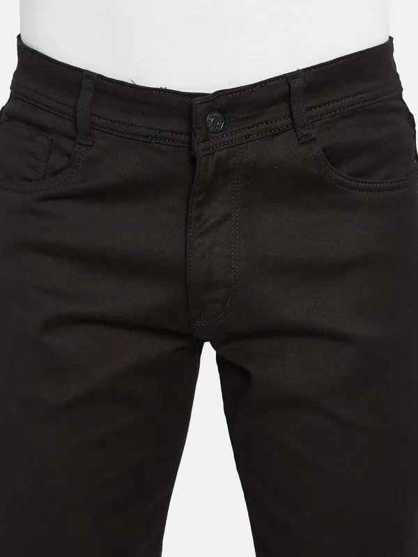 Octave Men Mid-Rise Clean Look Cotton Jeans