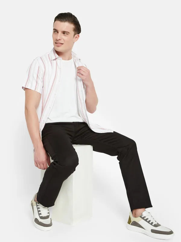 Octave Men Mid-Rise Clean Look Cotton Jeans