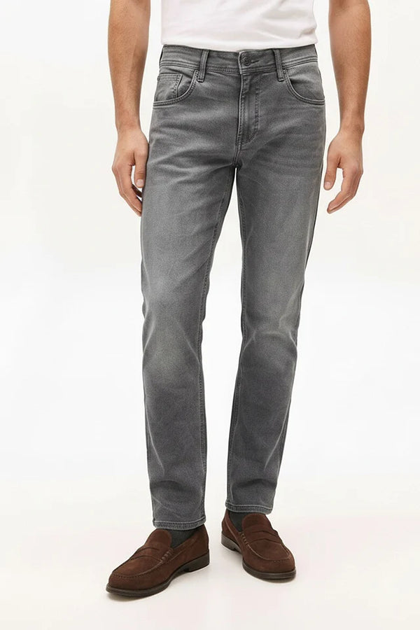 Men Regular Fit Mid-Rise Light Fade Stretchable Jeans