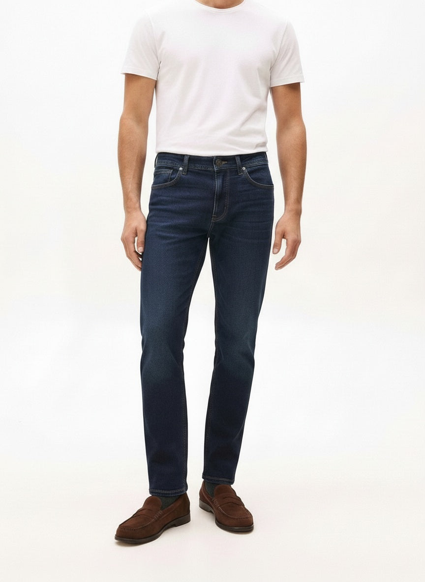 Men Regular Fit Mid-Rise Light Fade Stretchable Jeans