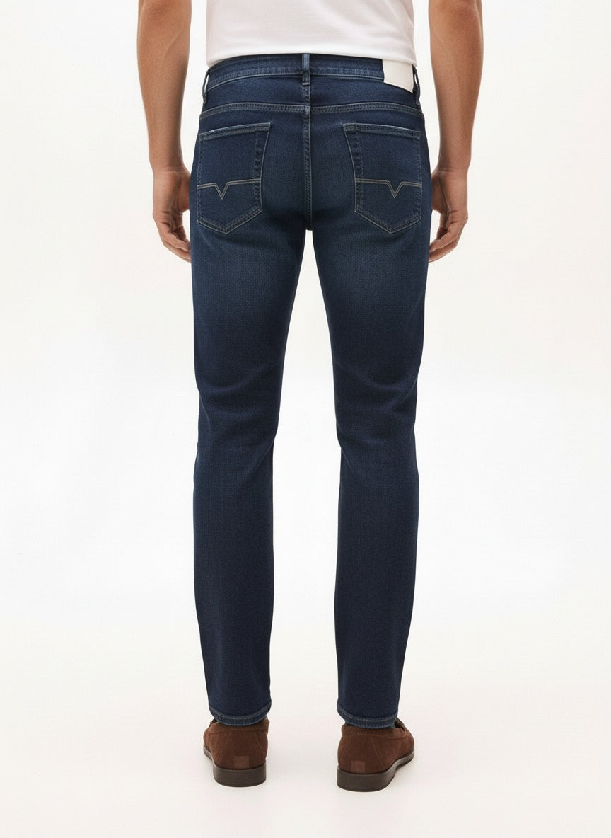 Men Regular Fit Mid-Rise Light Fade Stretchable Jeans