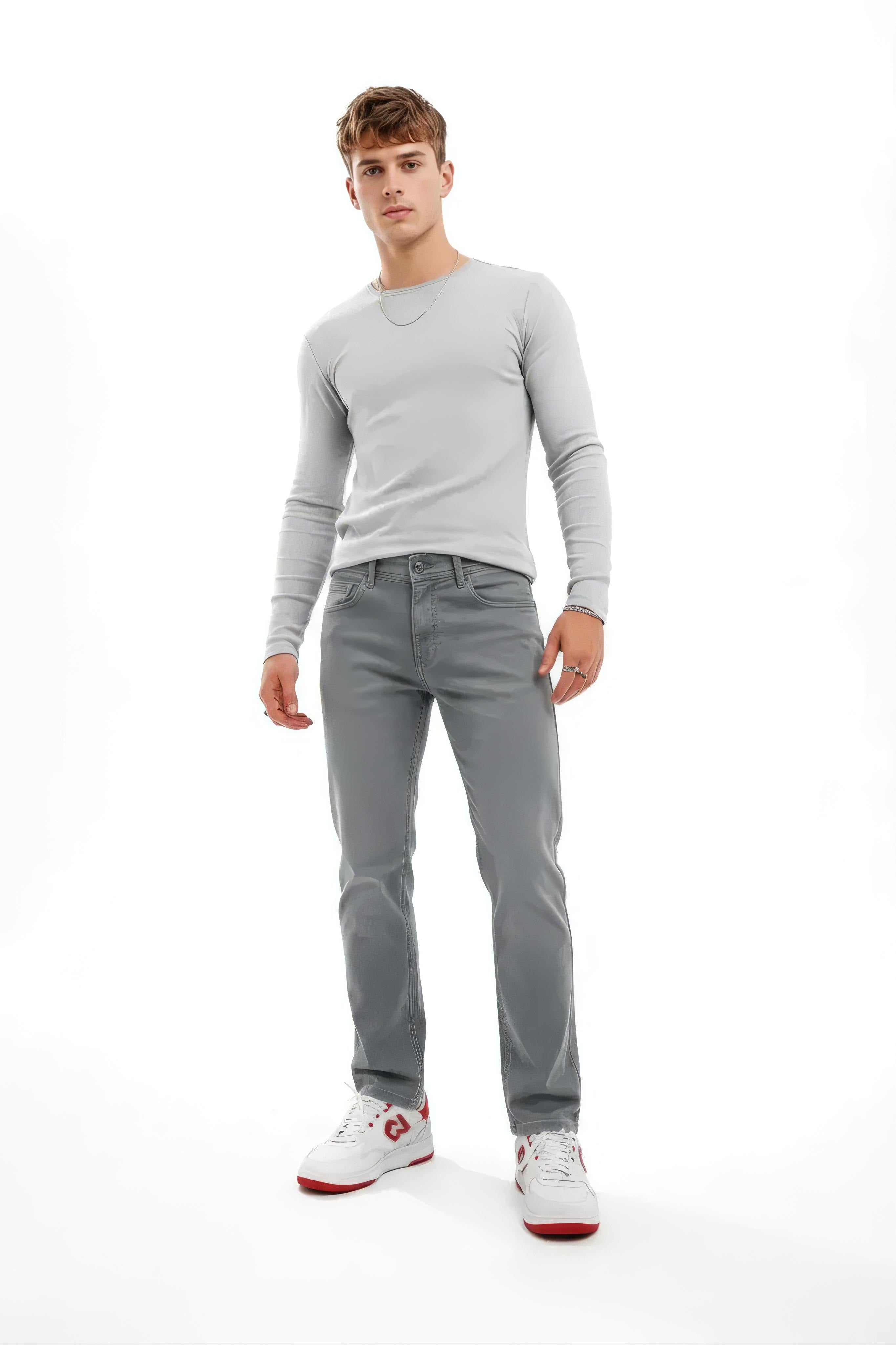 Men Regular Fit Mid-Rise Stretchable Jeans